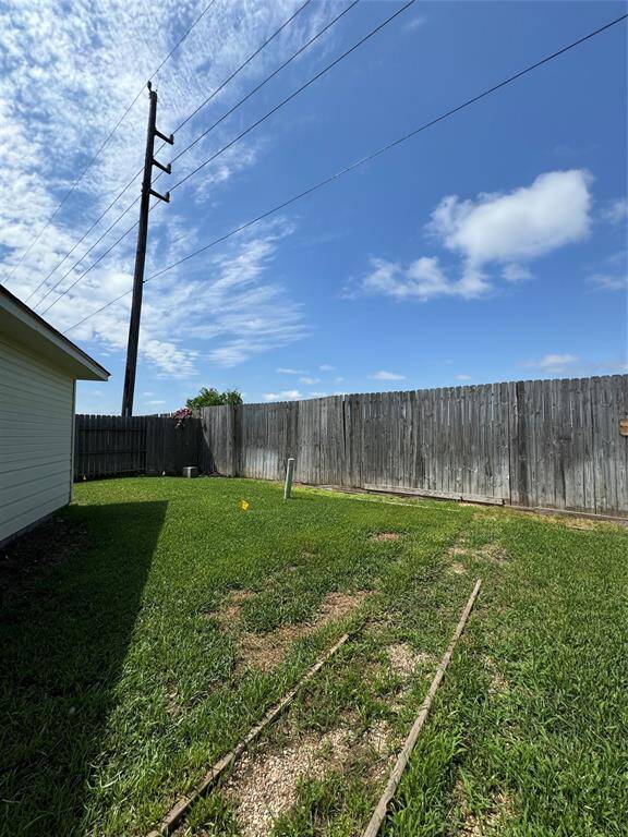 Left side backyard