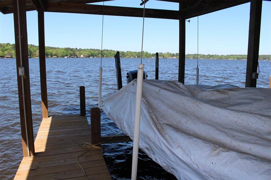 Multi-level Side dock for easy in and out of boat.