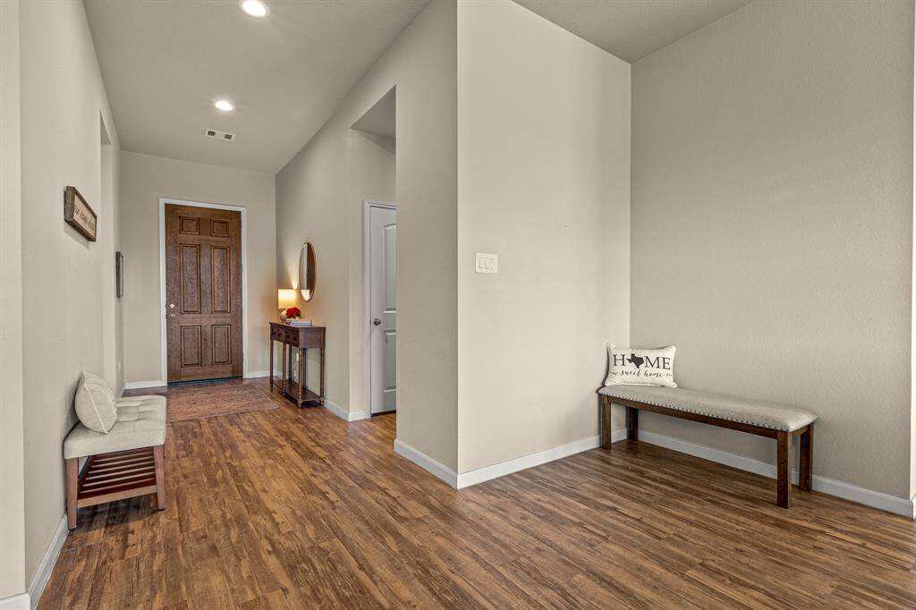 Inviting entryway.