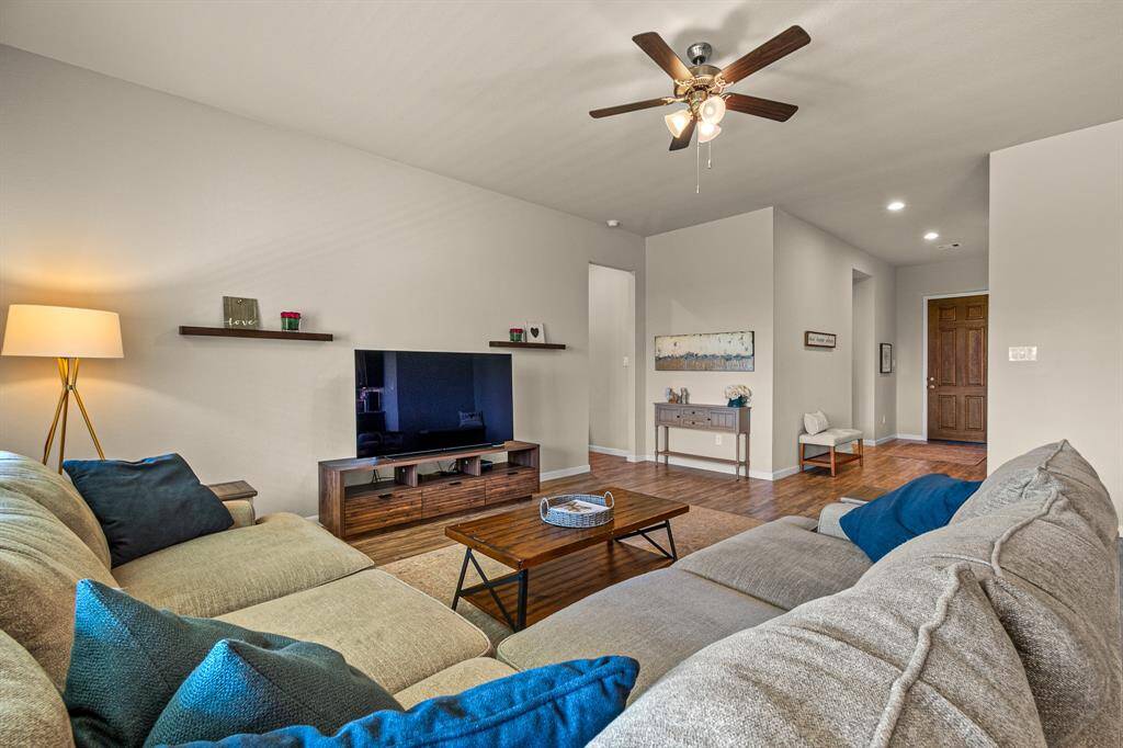 Spacious and inviting living room.