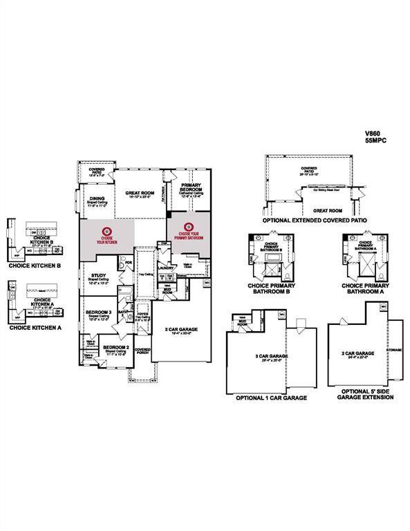 This plan features 3 bedrooms, 2 full baths, 1 half bath, and over 2,300sqft of living space.