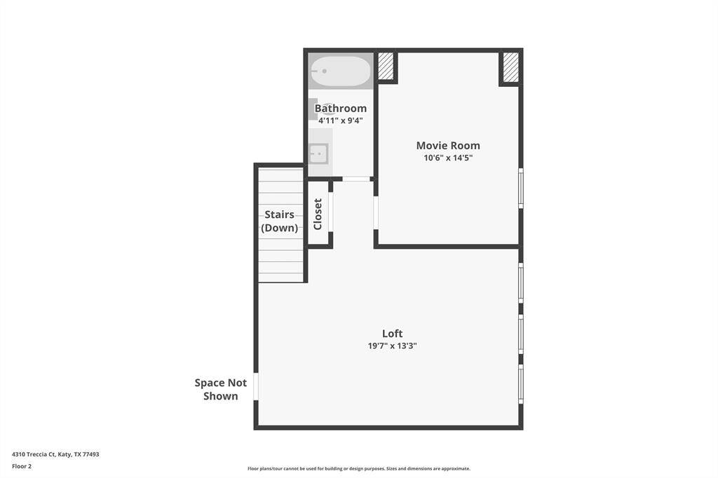 Upstairs.