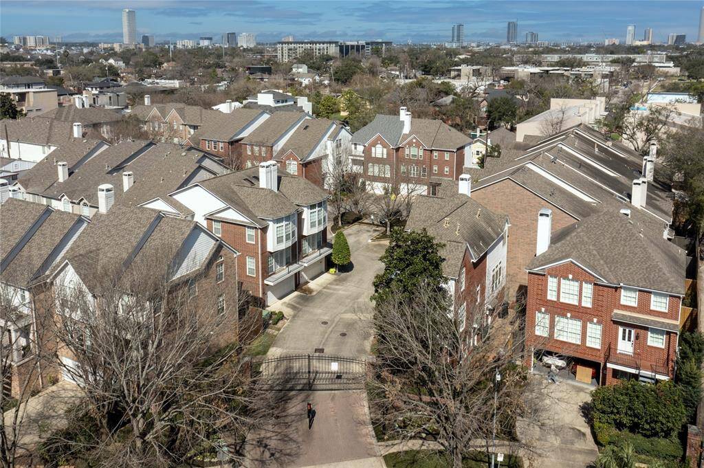 Drone shot of the Montrose area