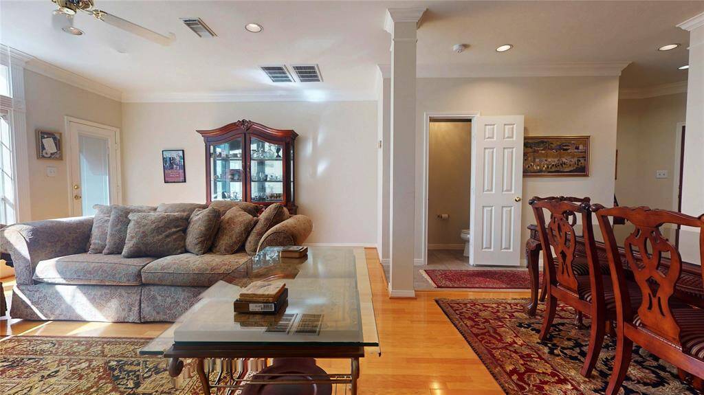 Open Living/Dining combo