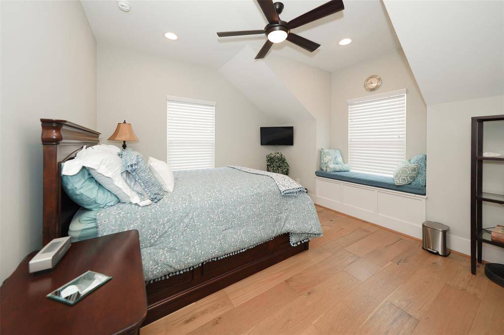 Secondary Bedroom 2 with a built in reading nook (and storage)