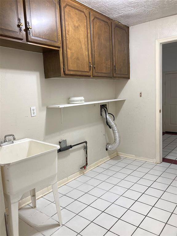 Utility room in house.