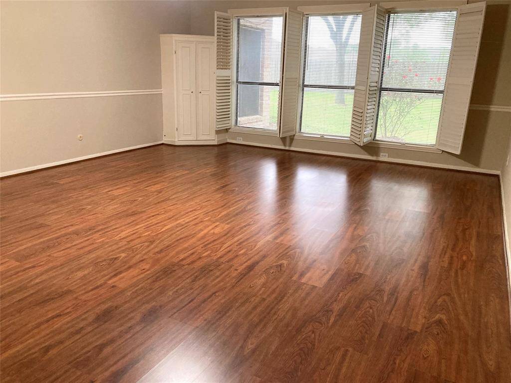 Massive primary bedroom on first floor.