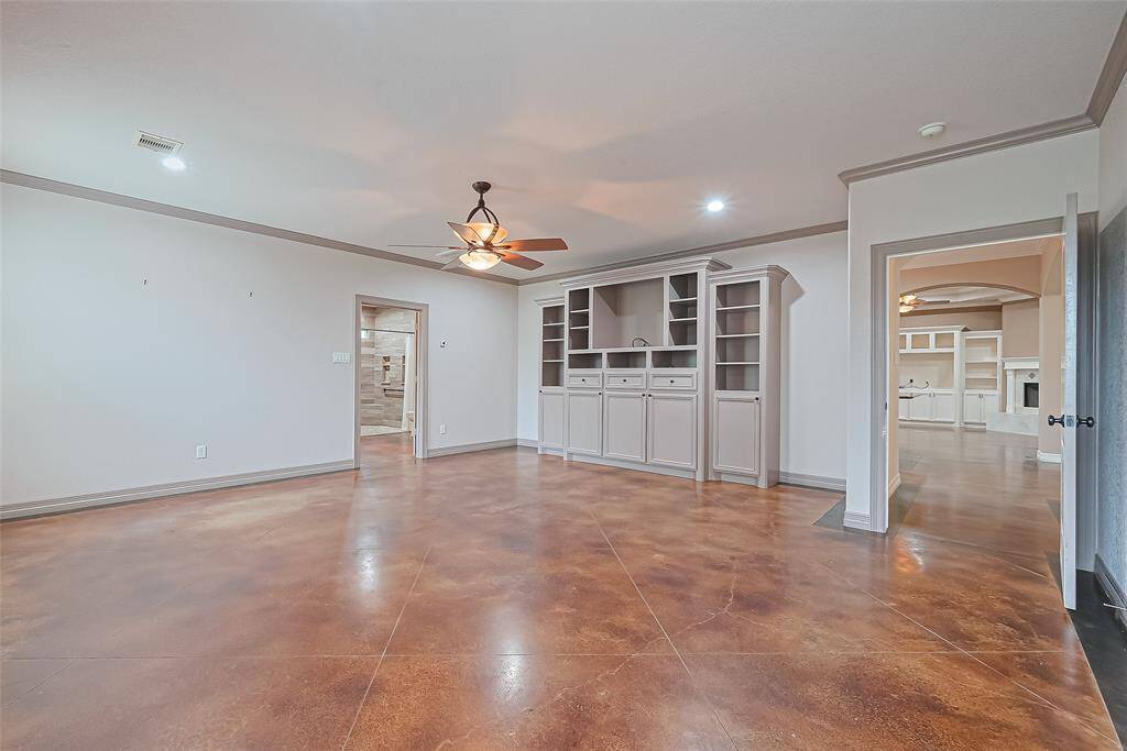 built-ins in primary bedroom