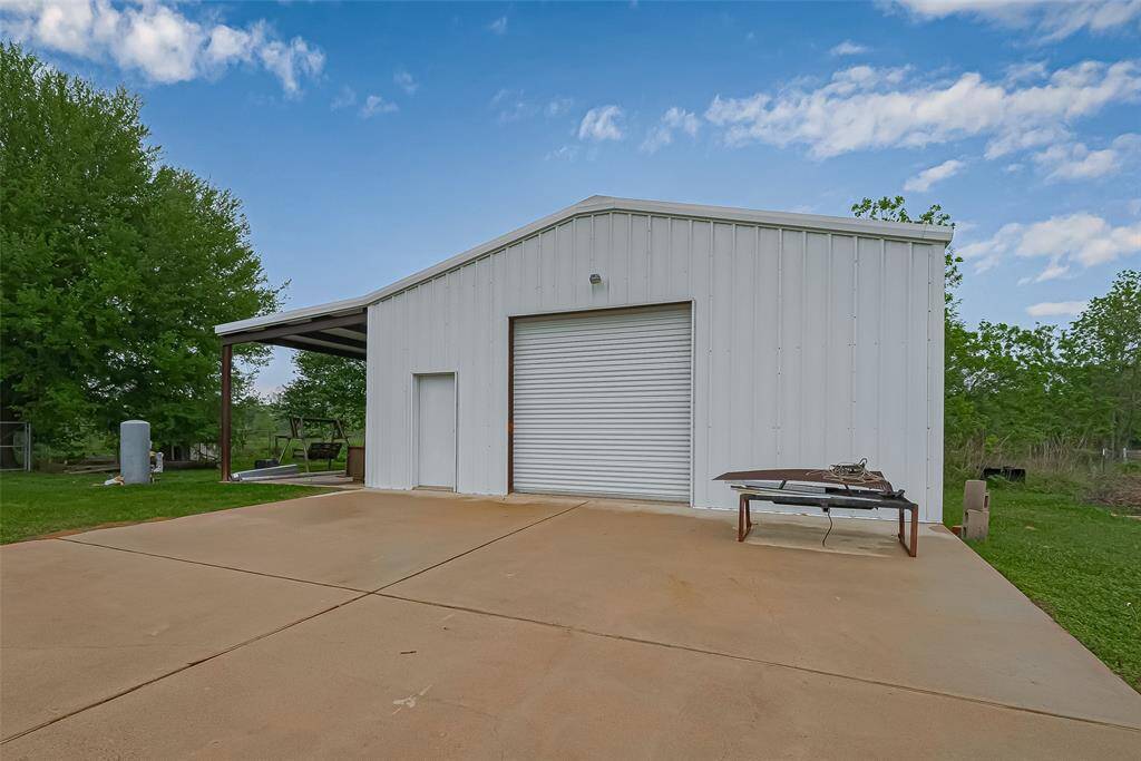 shop and covered storage