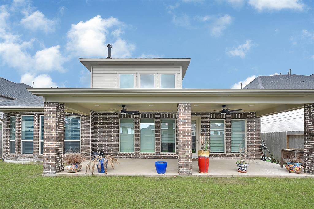 Large porch great for entertaining.