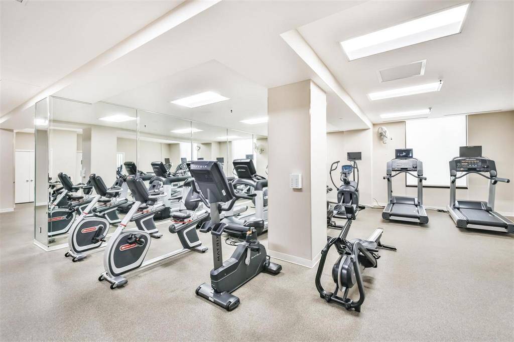 Another view of the fitness center.