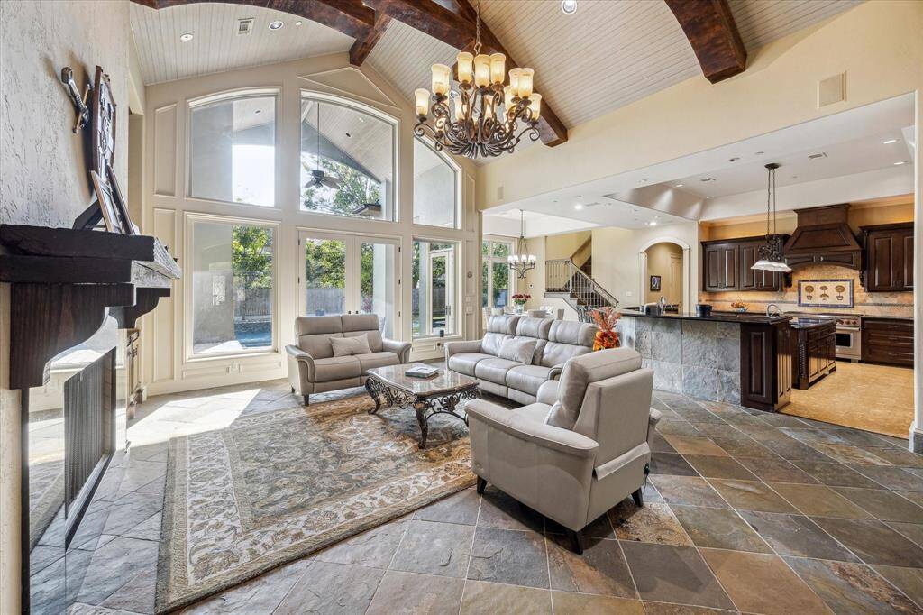 The Great Room also has the Back Yard as its centerpiece.