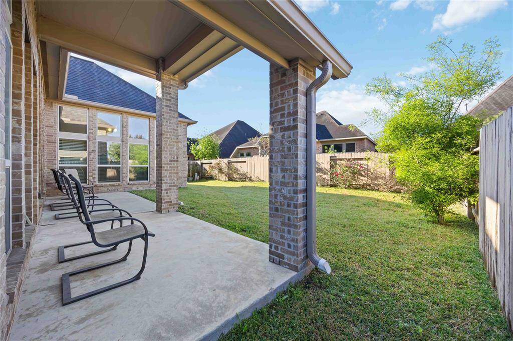 Covered Patio waiting for you.