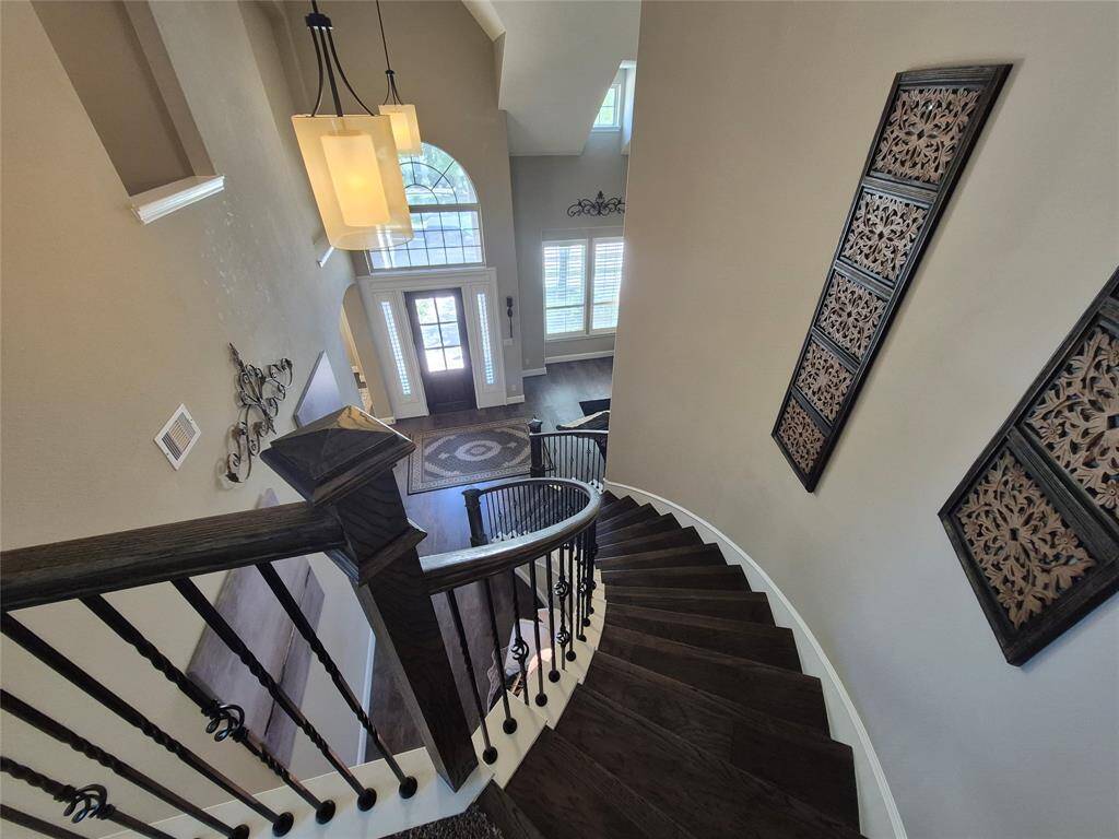 Stair view from Game Room