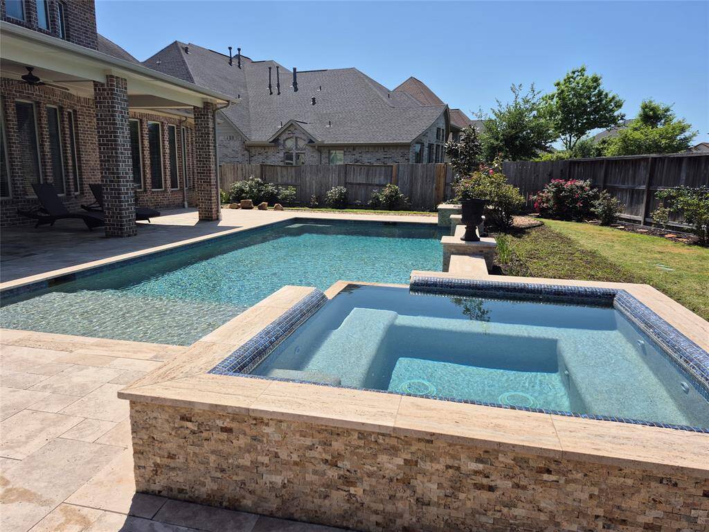 Pool, from Hot Tub View