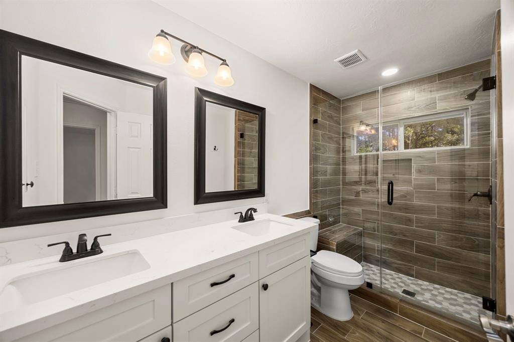 Second bathroom located upstairs