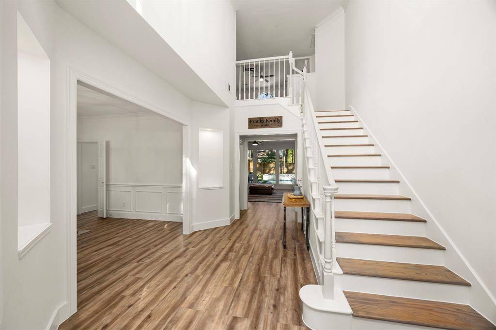 Formal Entry with formal dining room to the left.