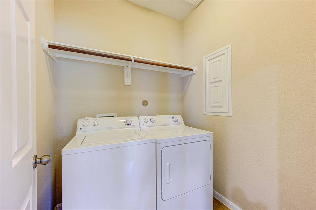 Laundry room. Washer and dryer stay with the house.
