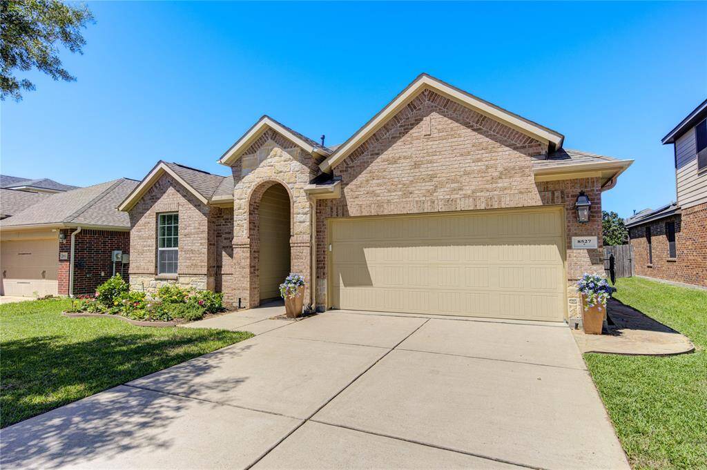 2 car garage with a wider driveway.