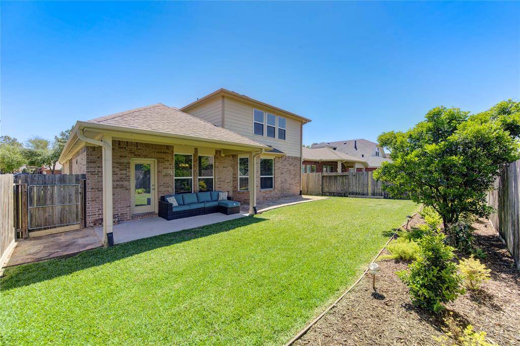 Meticulous lawn and landscaping.