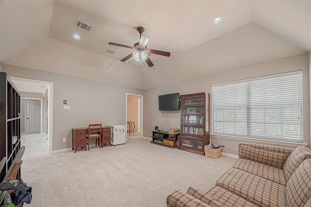 Upstairs game room