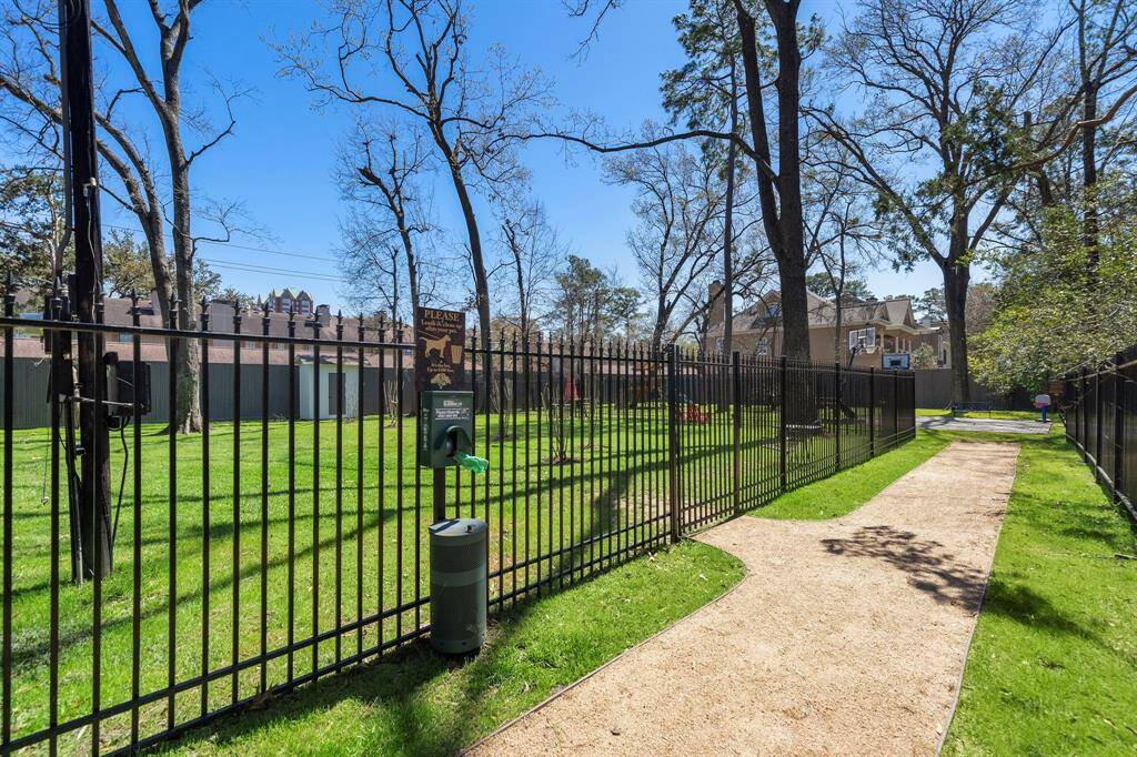 Fully fenced and gated dog park.  Chatsworth Place is an extremely pet friendly community!