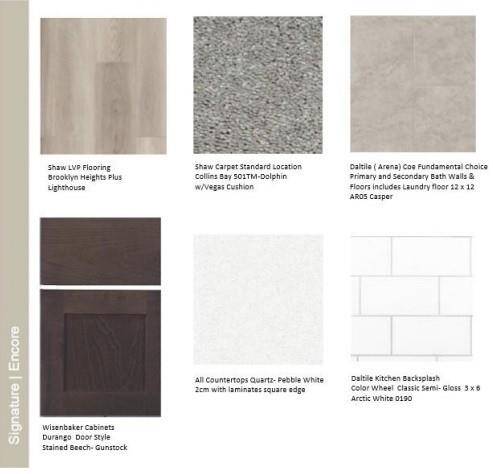 Design Selections. Home is currently under construction, selections subject to change.