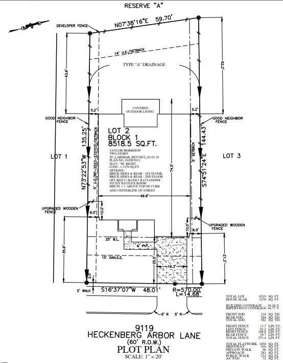 Plot Plan