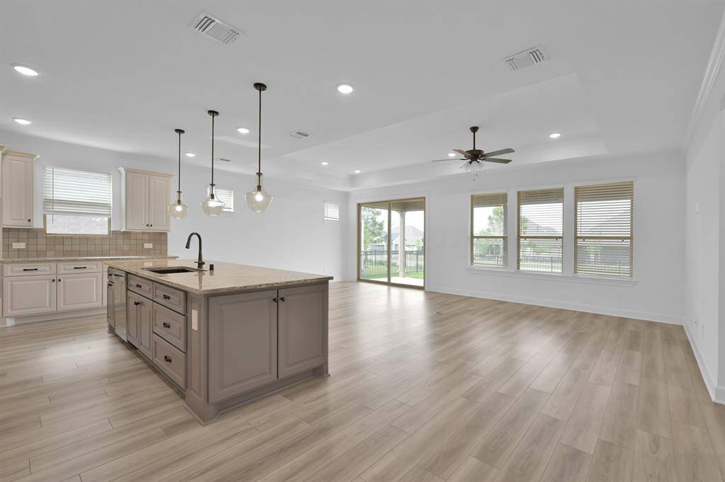 Spacious open floor plan