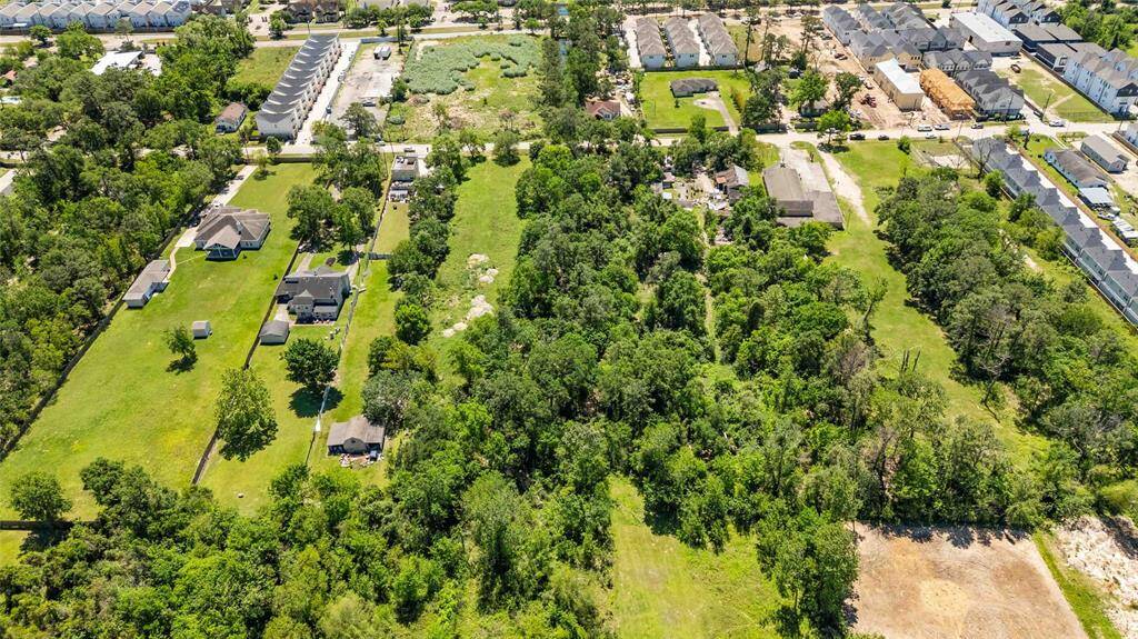 aerial view from back of lot