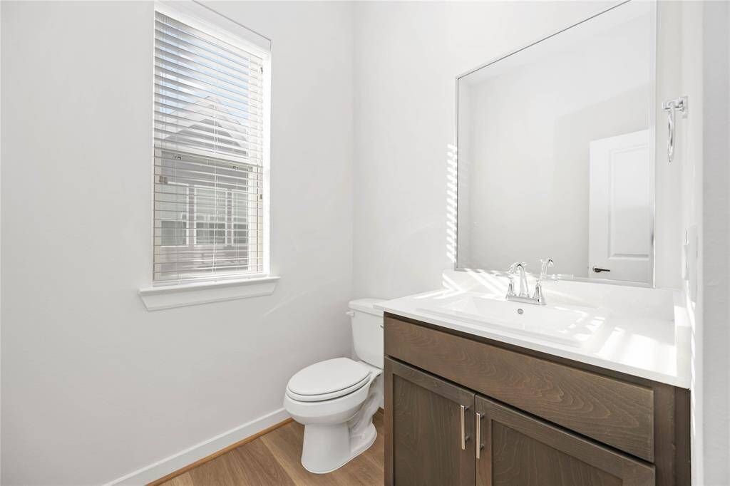 Half Bath on 2nd Floor