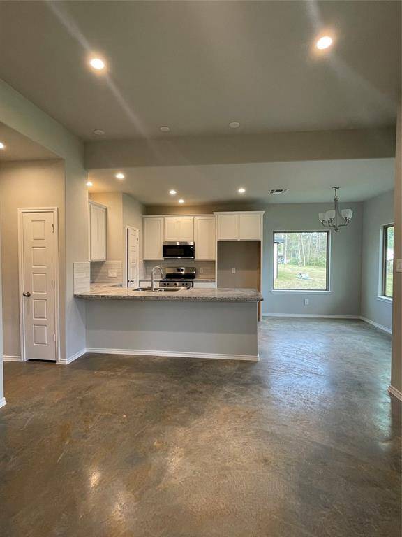 Kitchen and Dining Combo with Island