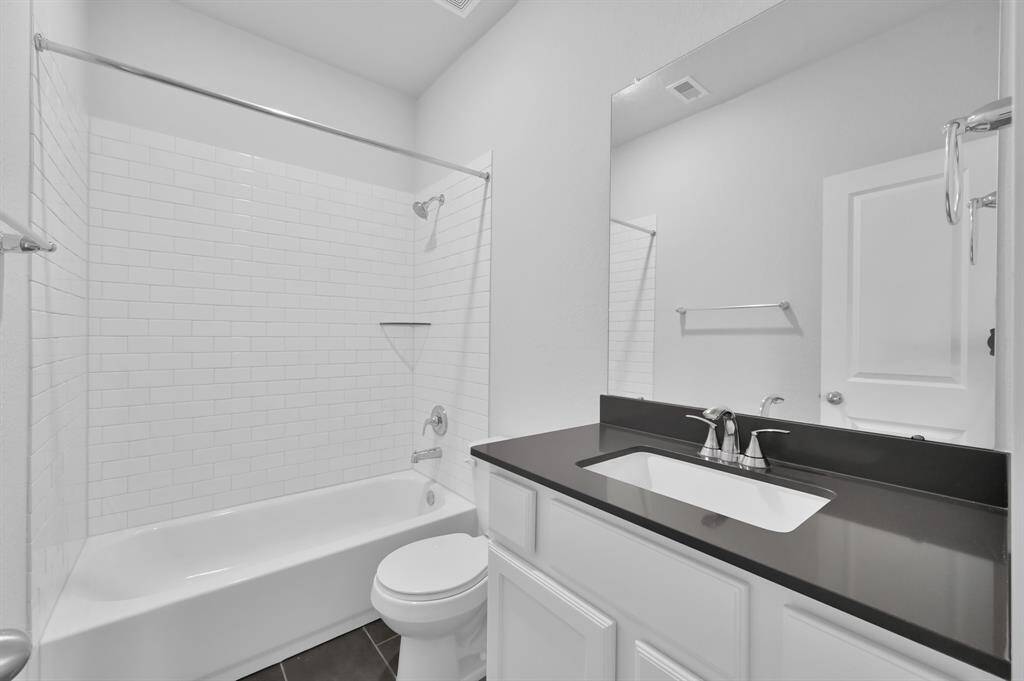 First floor full bath.