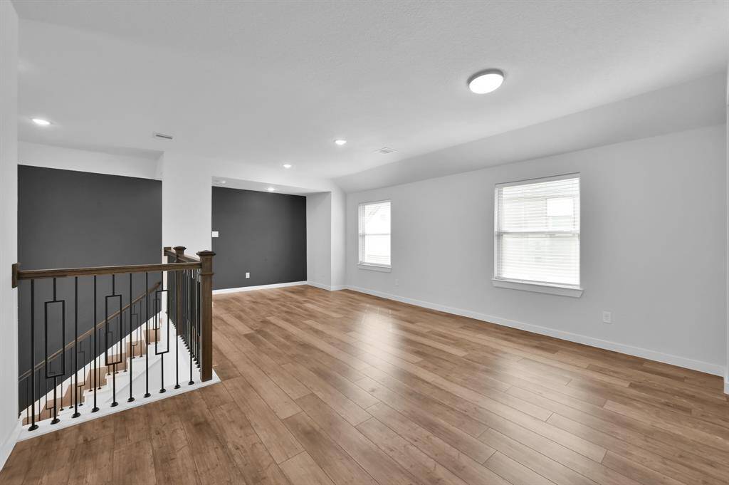 Another view of the upstairs bonus room.