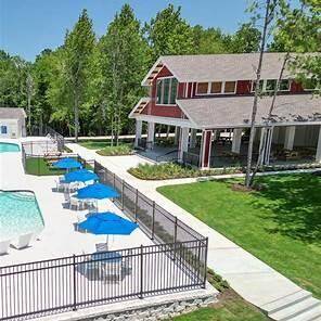 Take a short stroll down to The Vue at The Crest Park, which  is a 10-acre park that is home to one of the three community pool, anchored by a 4,000-square-foot open-air party pavilion that includes a commercial catering kitchen. The building’s architecture is reminiscent of a barn. The Vue at The Crest Park has an open lawn. Nature trails link The Vue to the Forest Island tennis and aquatics center.
