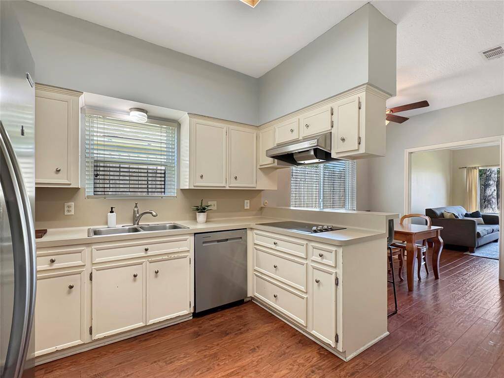 View of kitchen.