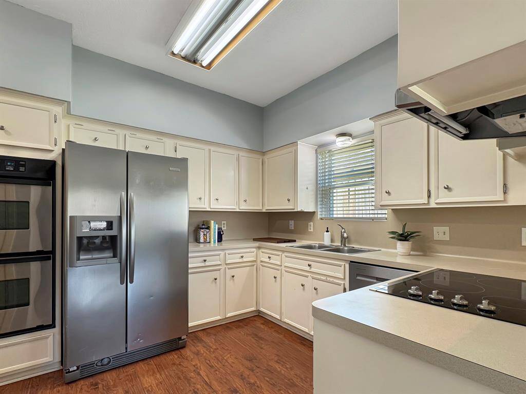 View of kitchen.
