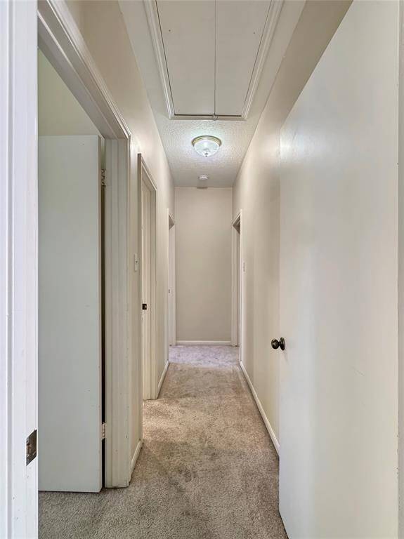 Hallway into bedroom area.