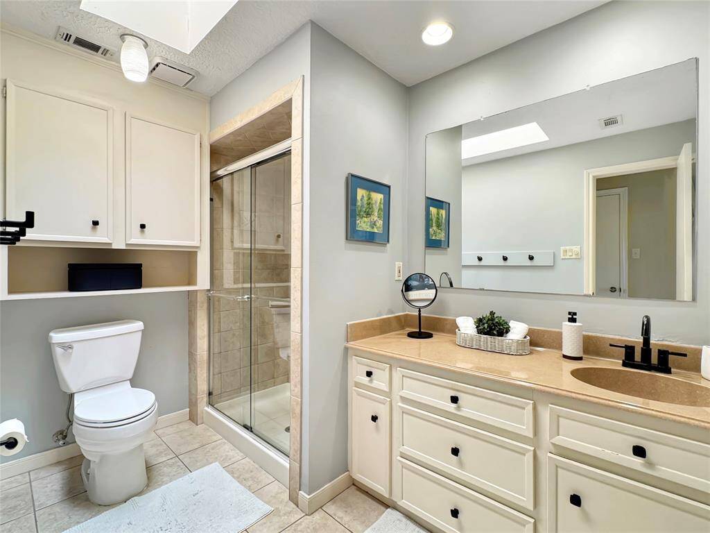 Primary bathroom.