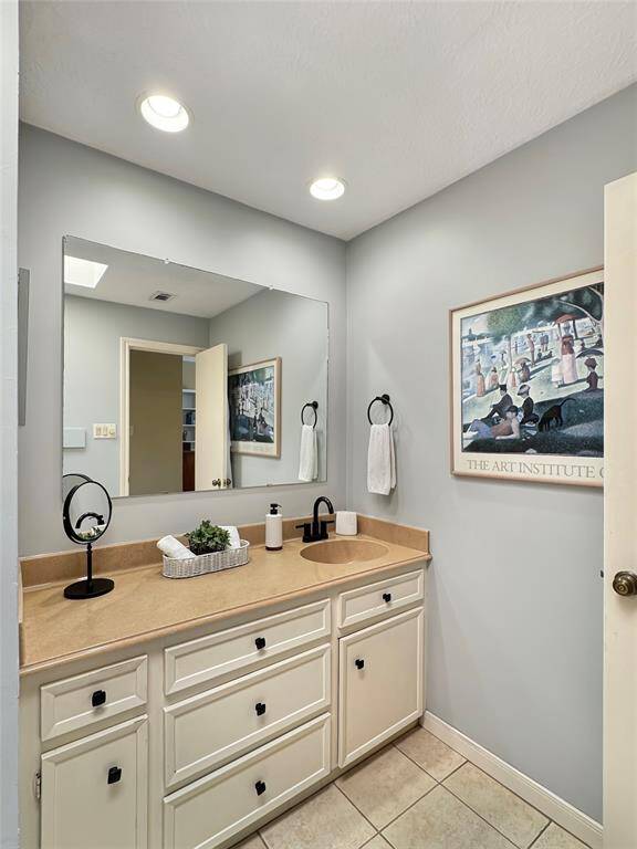 Primary bathroom.