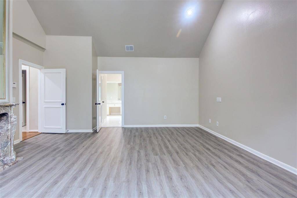Primary bedroom with ensuite bathroom