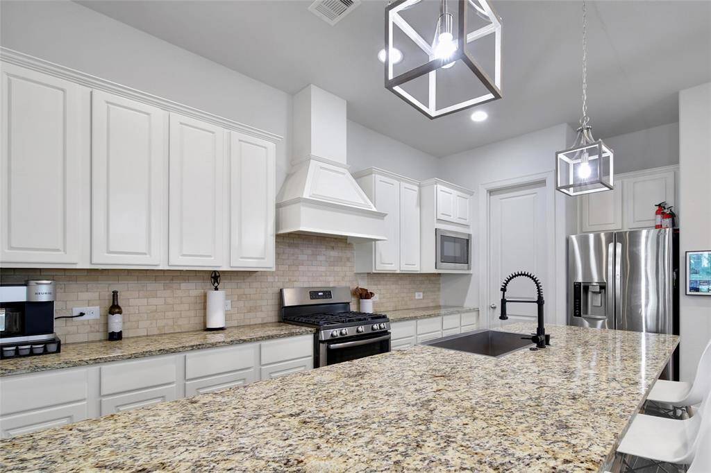 Pantry was re-designed to allow for custom cabinetry.