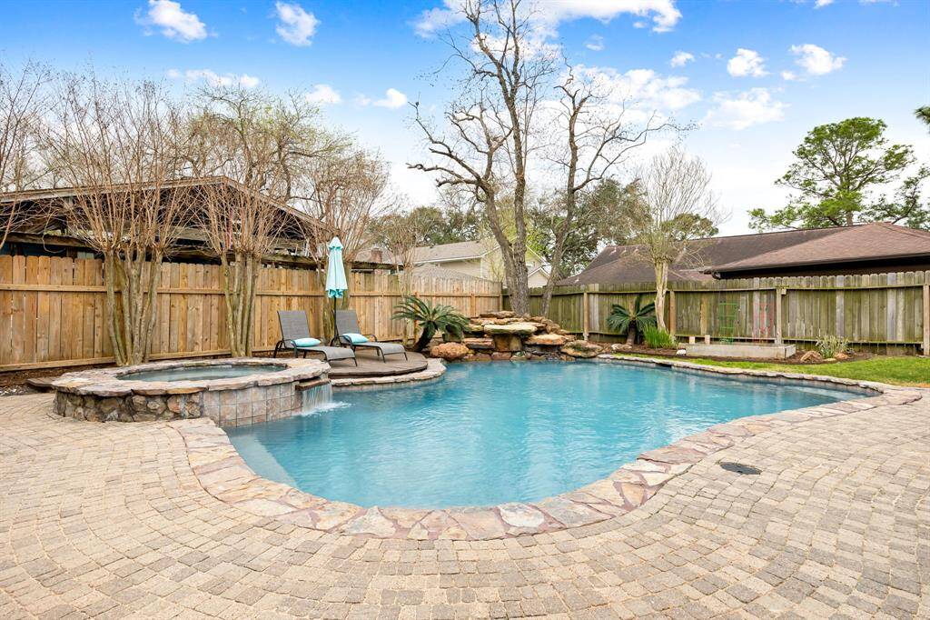Enjoy laying by the pool and listening the serene sounds of the grotto.