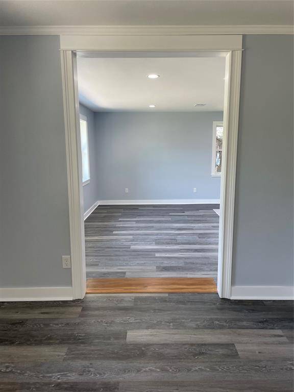 dining area, entry to additional room