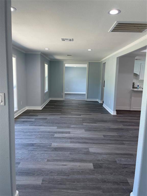 open living dining space