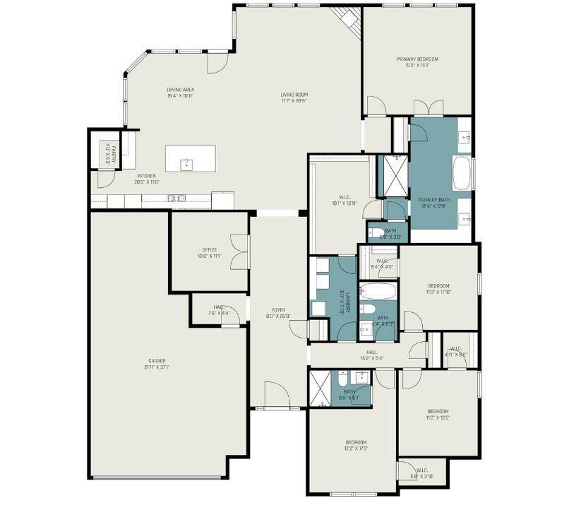 Floorplan view of this remarkable home!