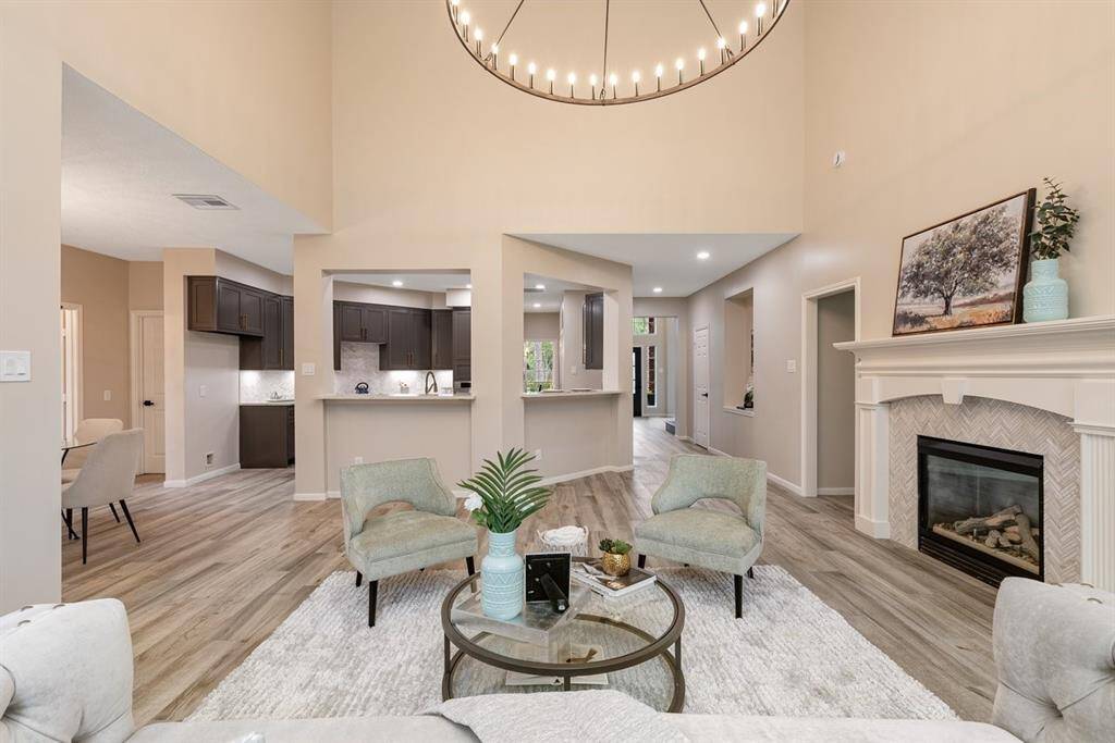 Never miss a minute of the action with this open concept design! The kitchen, breakfast room and living room conveniently connect to each other.
