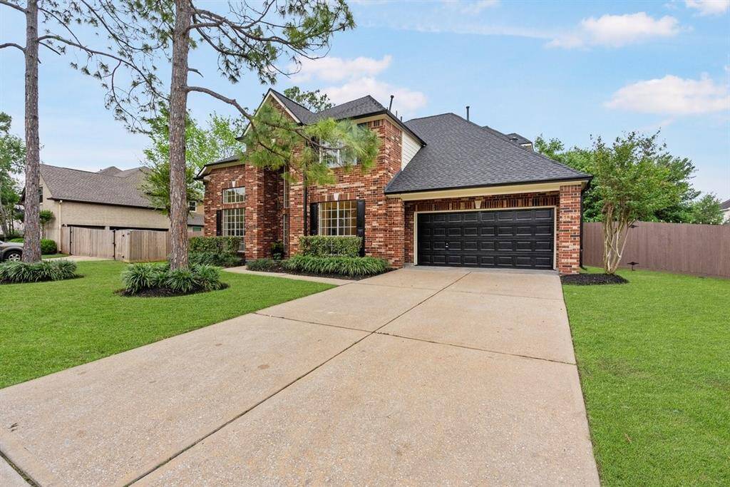 There is ample parking space with a private garage and double wide driveway!