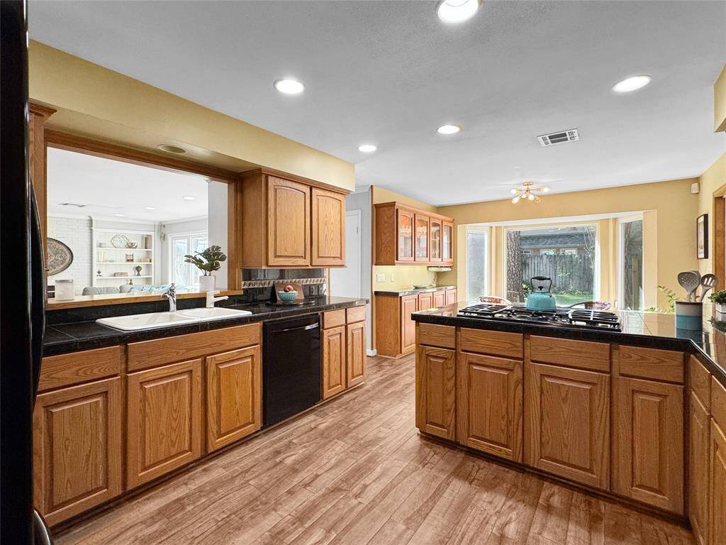 Great size kitchen.