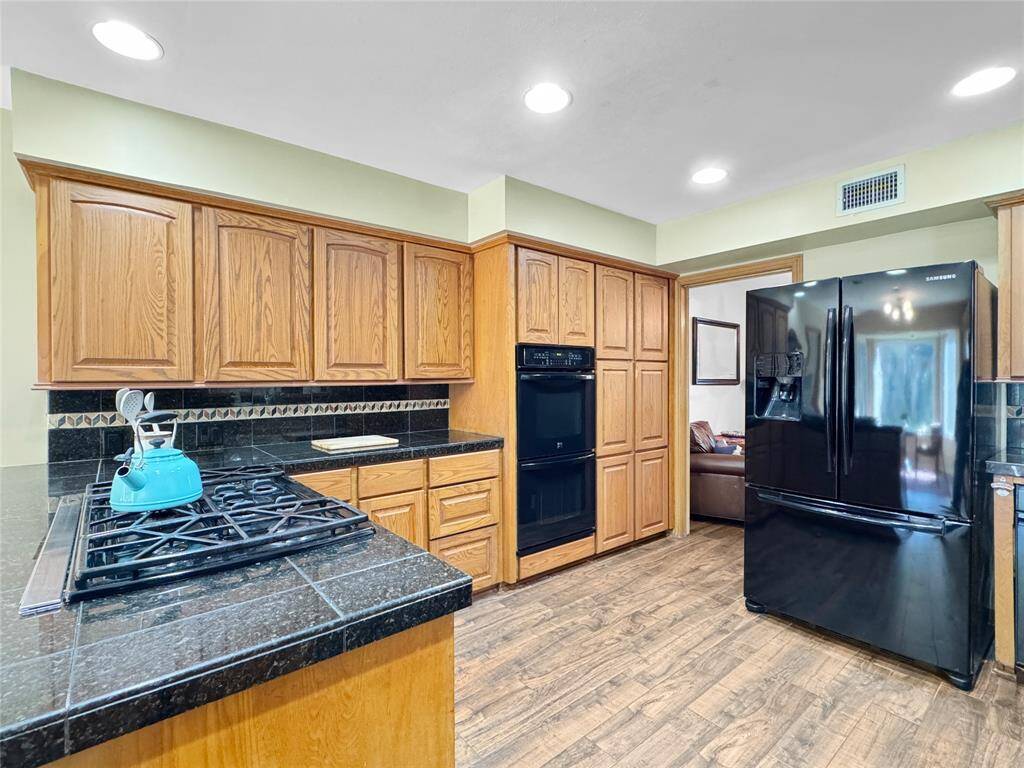 Great size kitchen.